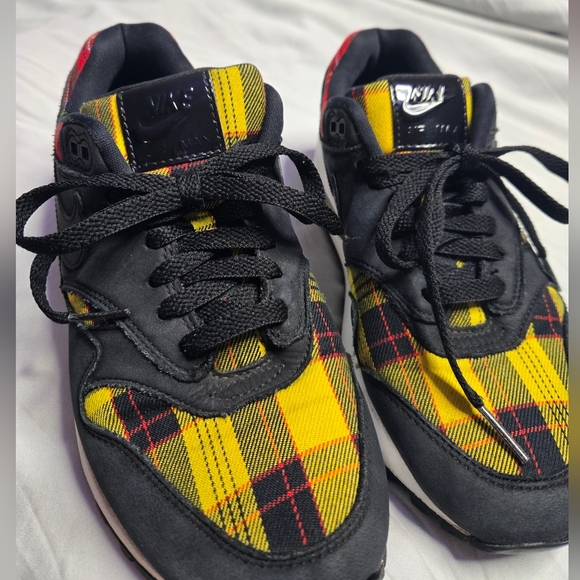 Nike Air Max 1 SE "Tartan" Plaid – Rare Mixed Print Sneakers sz 7 - Picture 10 of 10